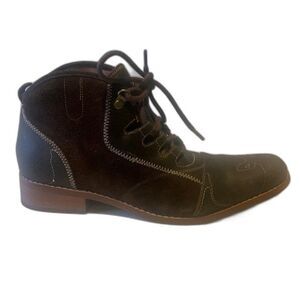 Timberland Women's Genuine Leather & Suede Lace Up Western Boots Size 41 US 10